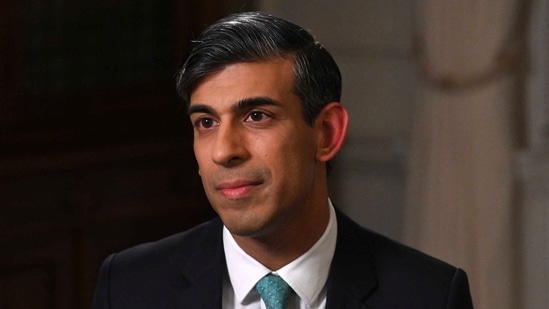 Rishi Sunak: Britain's Prime Minister Rishi Sunak appearing on the BBC's 'Sunday Morning' show.(AFP)