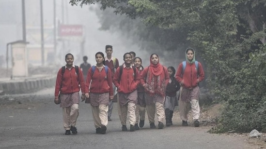 Delhi schools closed for all due to extreme cold, remedial classes cancelled(Sanchit Khanna / HT Photo)
