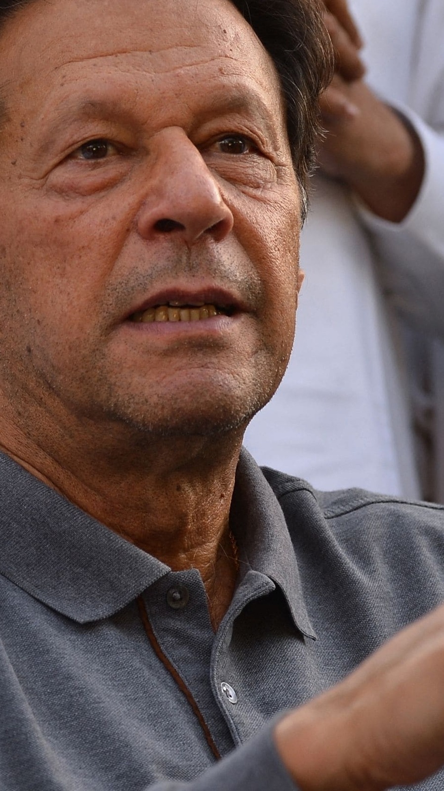 Imran Khan On Pakistan Army: Former Pakistan prime minister Imran Khan is seen. (AFP)