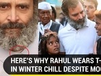 HERE'S WHY RAHUL WEARS T-SHIRT IN WINTER CHILL DESPITE MOCKERY