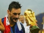 FILE PHOTO- France's Hugo Lloris celebrates with World Cup trophy in 2018