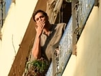 Hrithik Roshan greets fans in Mumbai on his 49th birthday. (Varinder Chawla) Hrithik Roshan greets fans in Mumbai on his 49th birthday. (Varinder Chawla)