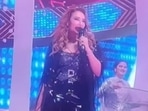 Iulia Vanur performed at an event recently. Iulia Vanur performed at an event recently.
