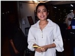 Rashmika Mandanna’s co-ord set is meant to be bookmarked for every casual outing(HT Photos/Varinder Chawla) Rashmika Mandanna’s co-ord set is meant to be bookmarked for every casual outing(HT Photos/Varinder Chawla)
