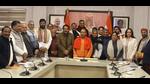 Uttar Pradesh CM Yogi Adityanath reviewed investment and development projects being implemented in Agra, Saharanpur, Azamgarh, Jhansi and Moradabad divisions with local MPs and MLAs in Lucknow on Tuesday. (Sourced) Uttar Pradesh CM Yogi Adityanath reviewed investment and development projects being implemented in Agra, Saharanpur, Azamgarh, Jhansi and Moradabad divisions with local MPs and MLAs in Lucknow on Tuesday. (Sourced)
