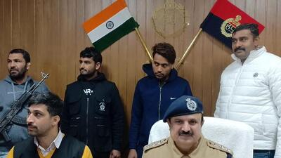 Gurugram, India-January 10, 2023: Preet Pal Sangwan, ACP addresses a press conference over the arrest of an accused Bablu Khan for murder and also having a reward of 25 thousand on him, in Gurugram, India, on Wednesday, 10 January 2023. (Photo by Parveen Kumar/Hindustan Times) Gurugram, India-January 10, 2023: Preet Pal Sangwan, ACP addresses a press conference over the arrest of an accused Bablu Khan for murder and also having a reward of 25 thousand on him, in Gurugram, India, on Wednesday, 10 January 2023. (Photo by Parveen Kumar/Hindustan Times)