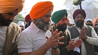 The Yatra on Wednesday will pass through Mandi Gobindgarh and halt for the night at Khanna. (AFP) The Yatra on Wednesday will pass through Mandi Gobindgarh and halt for the night at Khanna. (AFP)