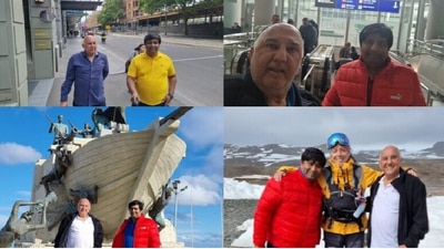 Indian duo travels seven continents in just three days. (Website/@GuinnessWorld Records) Indian duo travels seven continents in just three days. (Website/@GuinnessWorld Records)