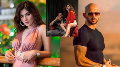 Karishma Sharma and Andrew Tate Karishma Sharma and Andrew Tate