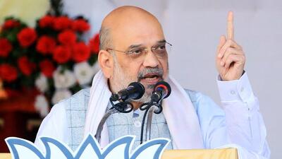 Union home minister Amit Shah. (ANI Photo) (Sanjib Dutta) Union home minister Amit Shah. (ANI Photo) (Sanjib Dutta)
