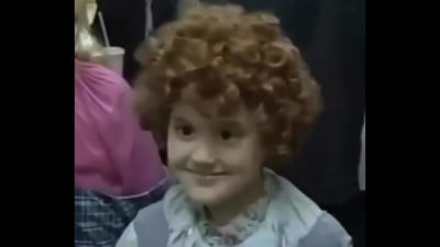 Ariana Grande giving interview after being cast as the lead in a musical production. (Twitter/@historyinmemes) Ariana Grande giving interview after being cast as the lead in a musical production. (Twitter/@historyinmemes)