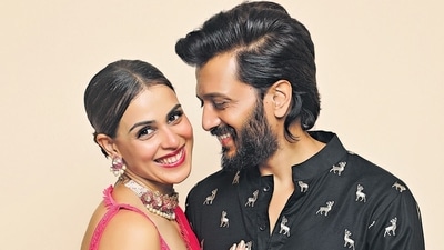 Riteish Deshmukh and Genelia Deshmukh are starring together in the Marathi film Ved. (Photo by Amey Ghatge) Riteish Deshmukh and Genelia Deshmukh are starring together in the Marathi film Ved. (Photo by Amey Ghatge)