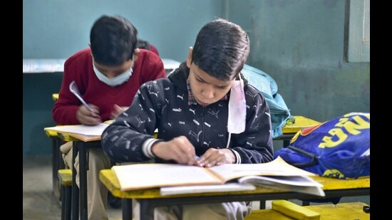 The Business Blasters Scheme will encourage entrepreneurial mindset among students of government schools of Ludhiana. (HT Photo)