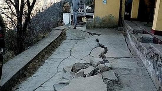The demolition of buildings will begin under the supervision experts from CBRI, Roorkee. (ANI image) The demolition of buildings will begin under the supervision experts from CBRI, Roorkee. (ANI image)