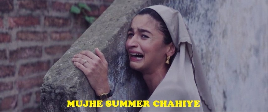 Hate winter meme featuring Alia Bhatt.(Screengrab) Hate winter meme featuring Alia Bhatt.(Screengrab)