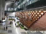The drunk passenger publicly urinated at Delhi Airport. The drunk passenger publicly urinated at Delhi Airport.