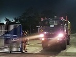 IAF personnel in action at Gujarat's Jamnagar after a Moscow-Goa flight landed under a bomb threat. IAF personnel in action at Gujarat's Jamnagar after a Moscow-Goa flight landed under a bomb threat.