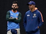 Virat Kohli with Rahul Dravid(right) Virat Kohli with Rahul Dravid(right)