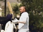 Mumbai's batter Prithvi Shaw celebrates after scoring a century during the first day of the Ranji Trophy cricket match(PTI) Mumbai's batter Prithvi Shaw celebrates after scoring a century during the first day of the Ranji Trophy cricket match(PTI)