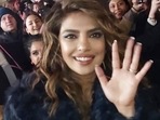 Priyanka Chopra's London trip involved meeting friends and fans. Priyanka Chopra's London trip involved meeting friends and fans.