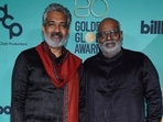 Director SS Rajamouli and MM Keeravaani at the HFPA and Billboard Golden Globes afterparty at the Beverly Hilton Hotel on Tuesday, Jan. 10, 2023. (Photo by Allison Dinner/Invision/AP) Director SS Rajamouli and MM Keeravaani at the HFPA and Billboard Golden Globes afterparty at the Beverly Hilton Hotel on Tuesday, Jan. 10, 2023. (Photo by Allison Dinner/Invision/AP)