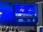 Kumar Mangalam Birla of the Aditya Birla Group addressing the summit.(Jansampark MP/ screengrab) Kumar Mangalam Birla of the Aditya Birla Group addressing the summit.(Jansampark MP/ screengrab)