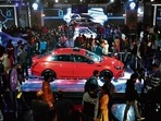 The previous edition of the Auto Expo took place in 2020. This time it’s returning after the pandemic. (Photo: Sunil Ghosh/HT (For representational purposes only))