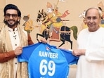 Ranveer Singh arrived in Cuttack on Wednesday to take part in pre-event festivities at the Barabati Stadium.