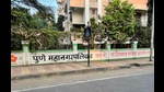 According to the 2003 PMC advertisement policy, the owner’s Non-Objection Certificate (NOC) is mandatory before painting a wall. (HT PHOTO) According to the 2003 PMC advertisement policy, the owner’s Non-Objection Certificate (NOC) is mandatory before painting a wall. (HT PHOTO)