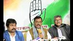 Bihar state Congress president Akhilesh Prasad Singh addresses a press conference in Patna on Wednesday. (Santosh Kumar/HT Photo) Bihar state Congress president Akhilesh Prasad Singh addresses a press conference in Patna on Wednesday. (Santosh Kumar/HT Photo)