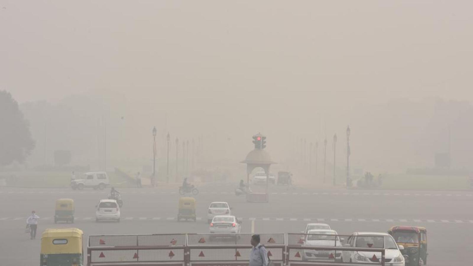 Delhi’s air quality improves to ‘very poor’ category