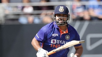 Pant’s right knee took a major impact in the accident near Roorkee on December 30 (AFP) Pant’s right knee took a major impact in the accident near Roorkee on December 30 (AFP)