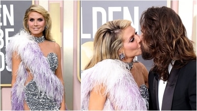 Heidi Klum attends the Golden Globe Awards 2023 with her husband, Tom Kaulitz. (Reuters) Heidi Klum attends the Golden Globe Awards 2023 with her husband, Tom Kaulitz. (Reuters)