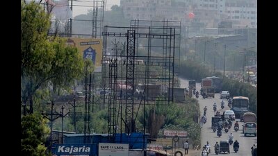 It’s atypical for a civic body to file a police report for distributing pamphlets and banners. (HT FILE PHOTO)