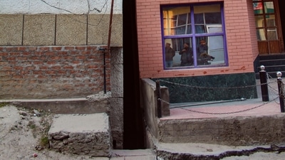 Malari Inn of Joshimath will be demolished to save other surrounding structures of Joshimath, the government said a day after the demolition was thwarted by protesters. (PTI) Malari Inn of Joshimath will be demolished to save other surrounding structures of Joshimath, the government said a day after the demolition was thwarted by protesters. (PTI)
