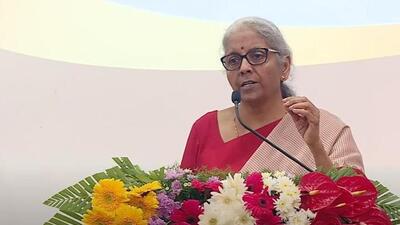 She was addressing the Indian diaspora at Pravasi Bharatiya Divas in Indore, MP. (Facebook | Nirmala Sitharaman) She was addressing the Indian diaspora at Pravasi Bharatiya Divas in Indore, MP. (Facebook | Nirmala Sitharaman)