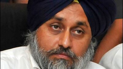 Sukhbir Singh Badal slammed chief minister Bhagwant Mann for complete failure in controlling the rising crime graph. (HT File photo)