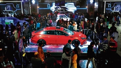 The previous edition of the Auto Expo took place in 2020. This time it’s returning after the pandemic. (Photo: Sunil Ghosh/HT (For representational purposes only)) The previous edition of the Auto Expo took place in 2020. This time it’s returning after the pandemic. (Photo: Sunil Ghosh/HT (For representational purposes only))