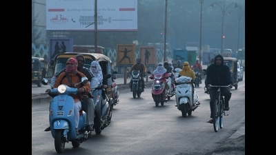 The maximum temperature of the city was 32.1 degrees Celsius. (HT PHOTO)