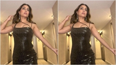 Hina played muse to fashion designer house Lea Clothing Co and picked a stunning gown from the shelves of the designer house. (Instagram/@realhinakhan) Hina played muse to fashion designer house Lea Clothing Co and picked a stunning gown from the shelves of the designer house. (Instagram/@realhinakhan)
