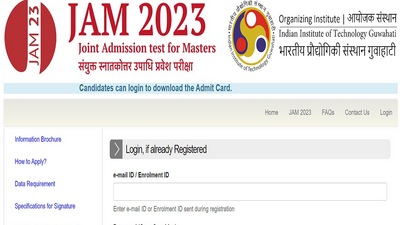 IIT JAM Admit Card 2023 released at jam.iitg.ac.in, download link here IIT JAM Admit Card 2023 released at jam.iitg.ac.in, download link here