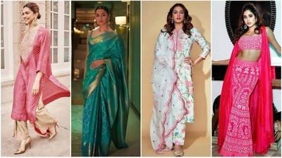 Lohri 2023: 8 Bollywood celeb-approved stunning traditional outfits for Lohri (Instagram) Lohri 2023: 8 Bollywood celeb-approved stunning traditional outfits for Lohri (Instagram)