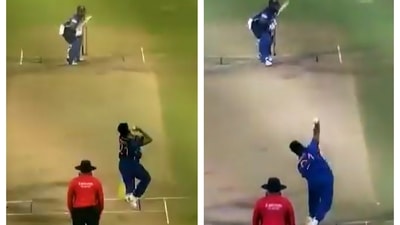 Umran Mailk's fastest delivery by an Indian pacer may not be credited Umran Mailk's fastest delivery by an Indian pacer may not be credited