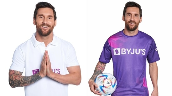 Lionel Messi is global brand ambassador of BYJU’S Education For All foundation.(Photos posted on Instagram by leomessi)