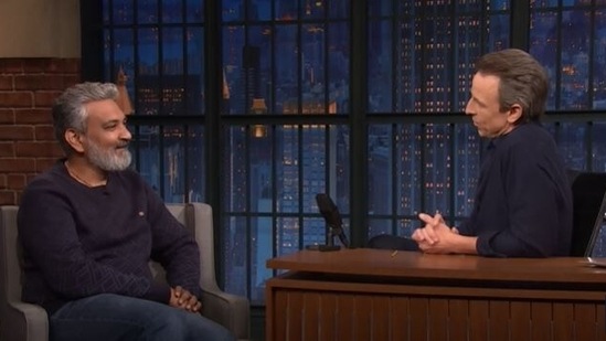 After featuring as a guest on Seth Meyer's show, SS Rajamouli told the audience how he thought only NRIs' friends would watch RRR in US.