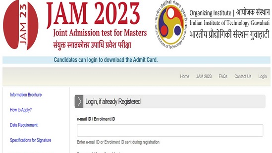 IIT JAM Admit Card 2023 released at jam.iitg.ac.in, download link here 