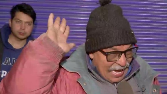 Thakur Singh Rana, who owns the Malari Inn Hotel in Joshimath.(ANI)