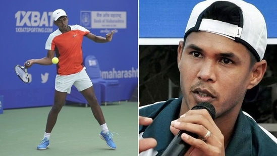 Somdev Devvarman (R) hopes Manas Dhamne is India tennis' next breakout star(Instagram/PTI)