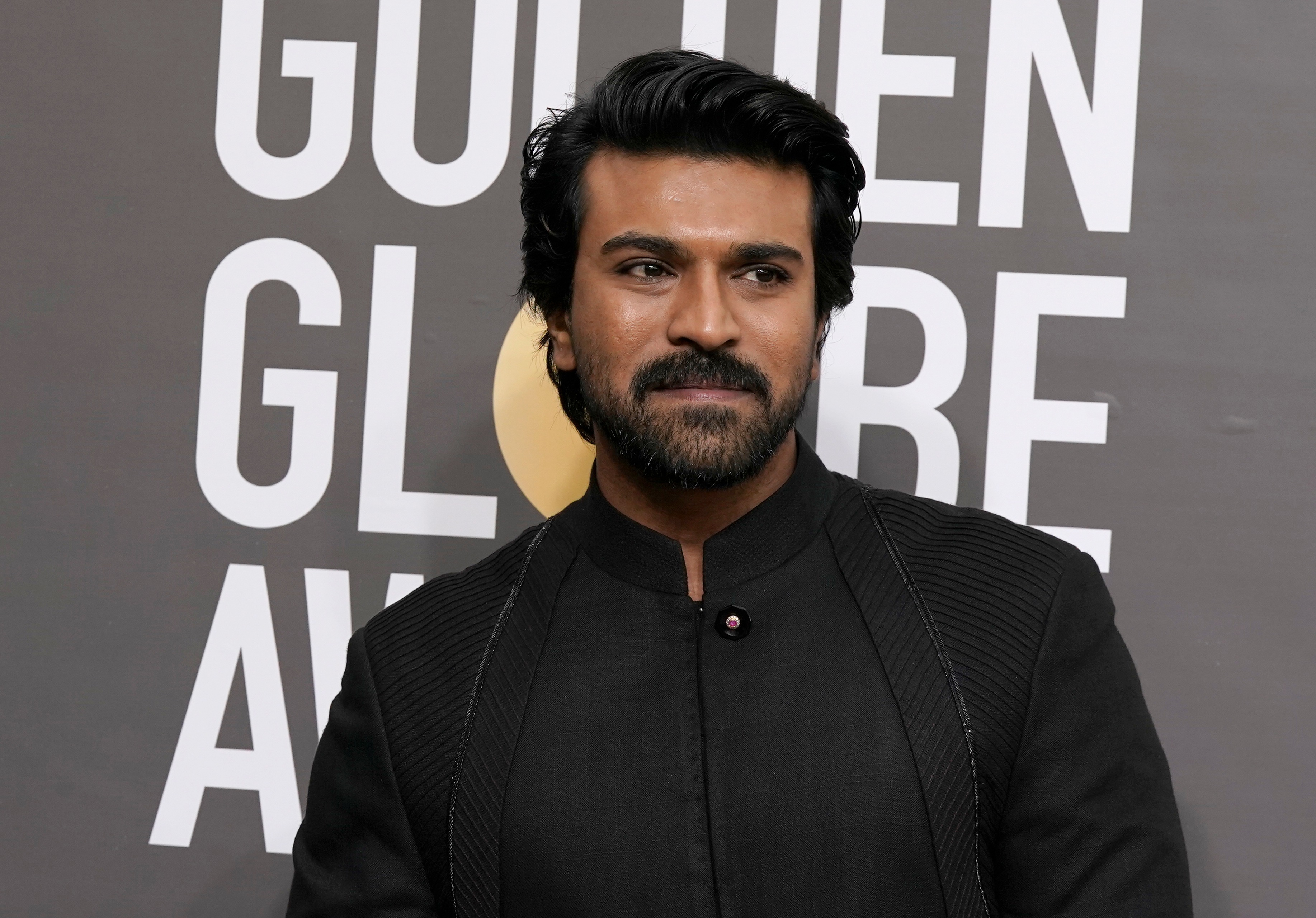 Ram Charan arrives at the 80th annual Golden Globe Awards at the Beverly Hilton Hotel on Tuesday, Jan. 10, 2023, in Beverly Hills, Calif. (Photo by Jordan Strauss/Invision/AP) (Invision)