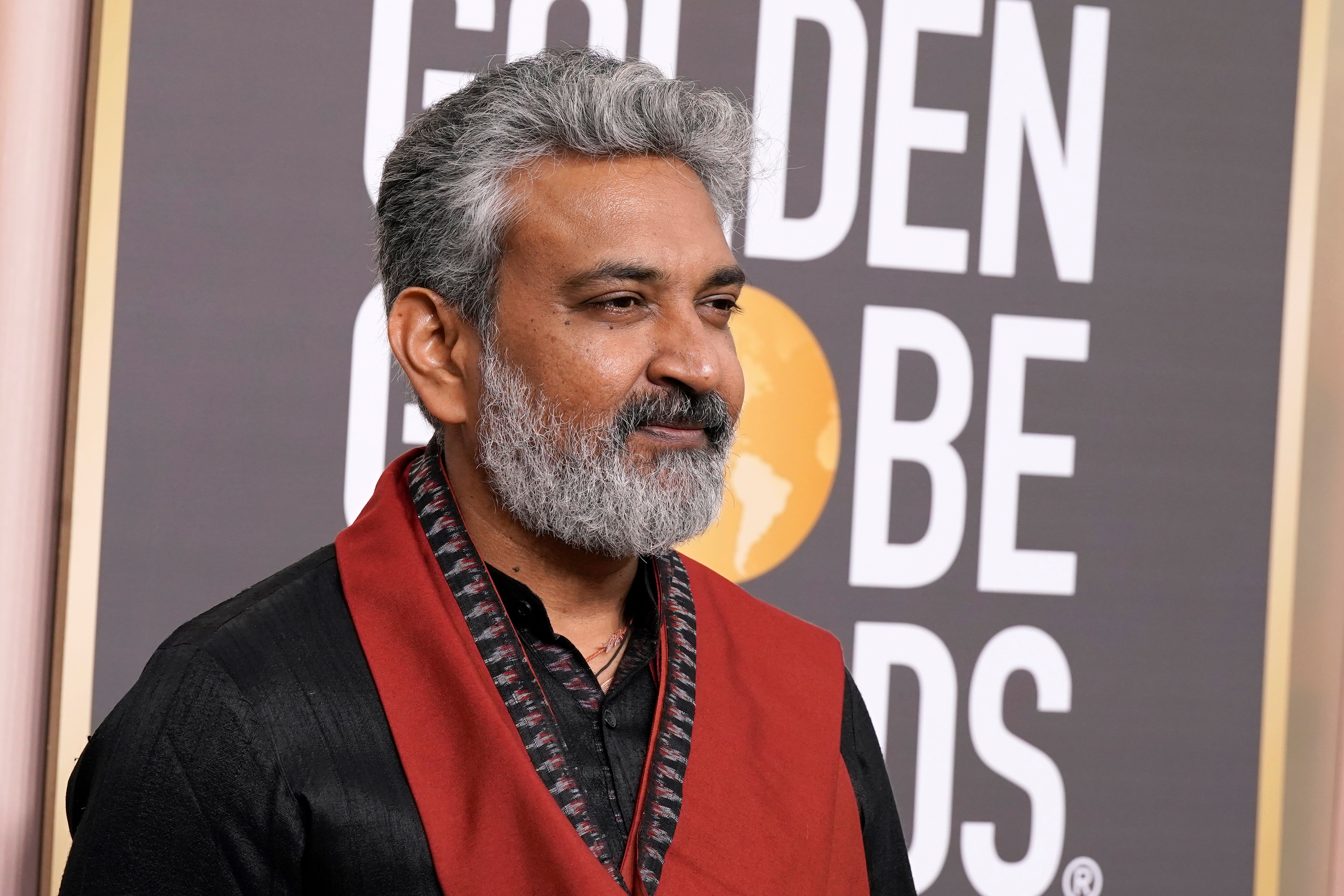 S. S. Rajamouli arrives at the 80th annual Golden Globe Awards at the Beverly Hilton Hotel on Tuesday, Jan. 10, 2023, in Beverly Hills, Calif. (Photo by Jordan Strauss/Invision/AP) (Invision)